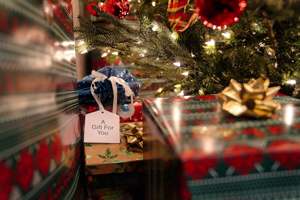 red and white christmas baubles