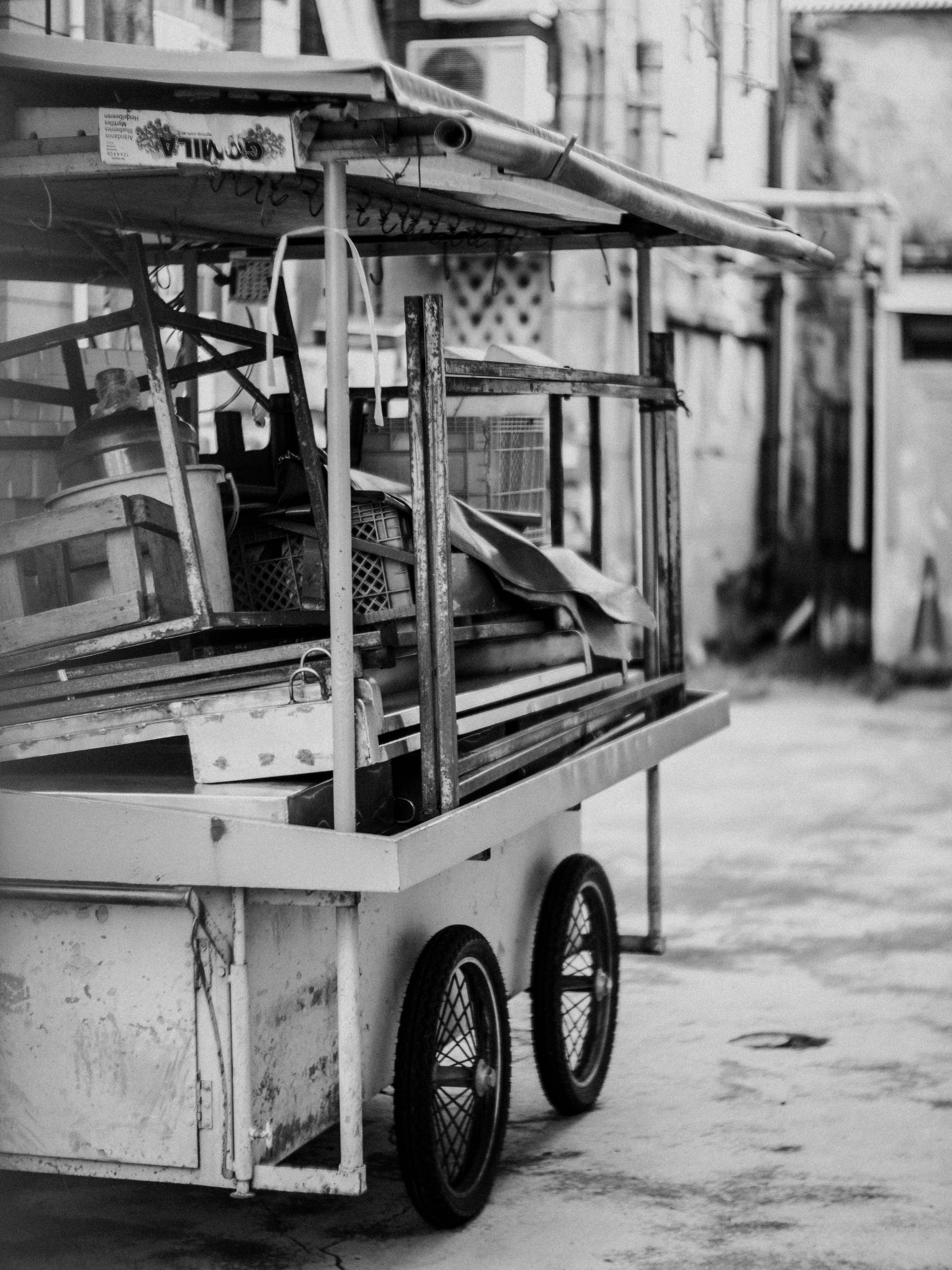 grayscale photo of a car