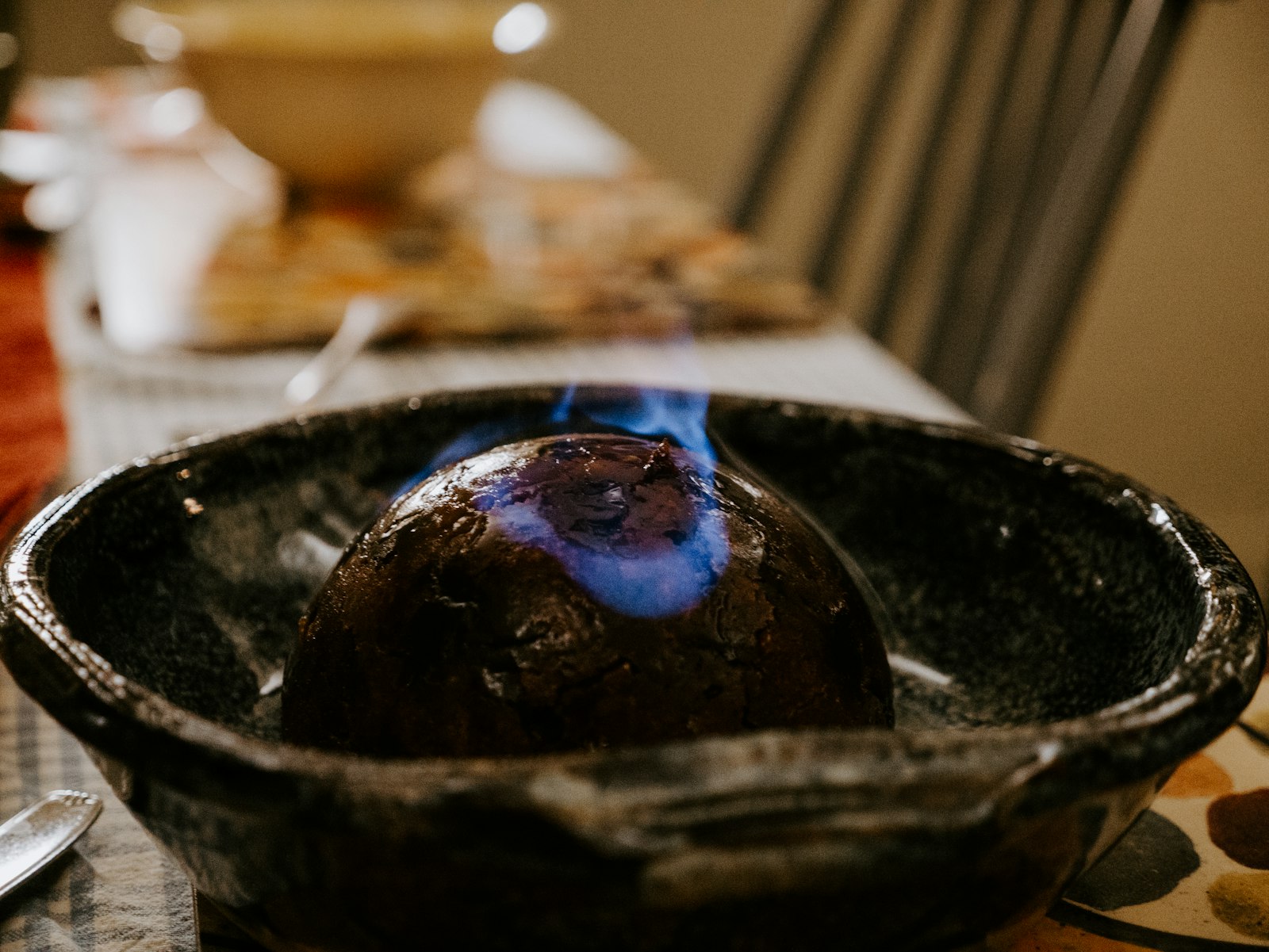 Spiced Orange and Cranberry Christmas Pudding with Brandy Butter