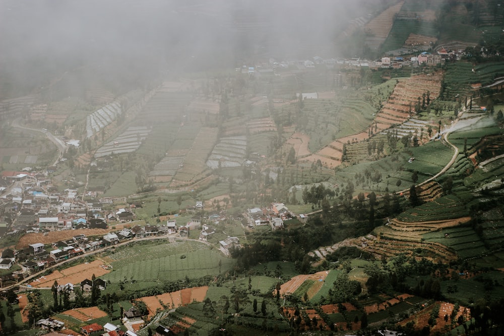 aerial view of city during daytime