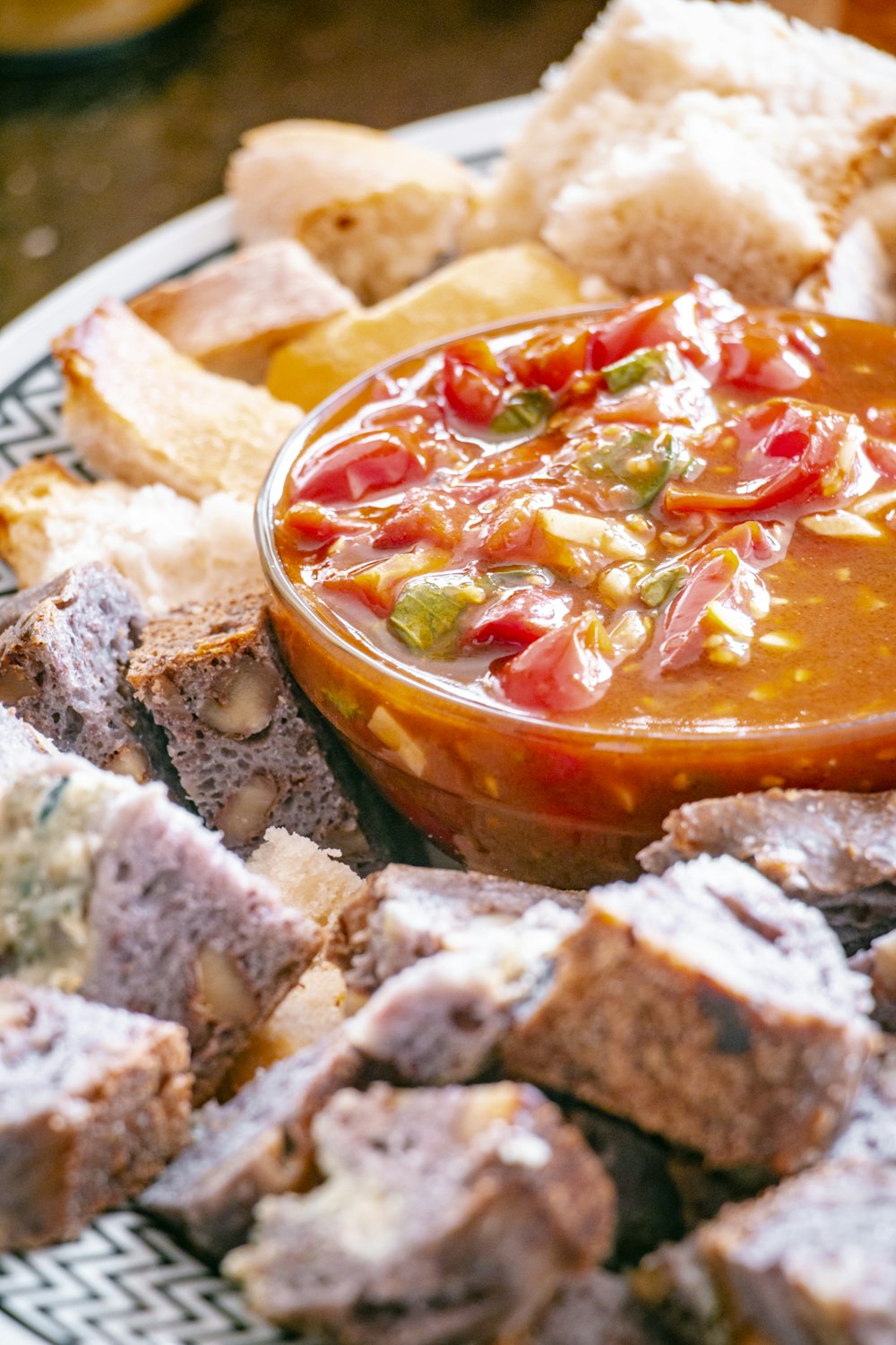 red sauce on stainless steel bowl