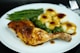 cooked food on white ceramic plate