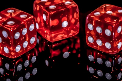 red and white polka dot baubles