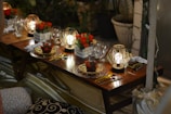 clear glass bowl on brown wooden table