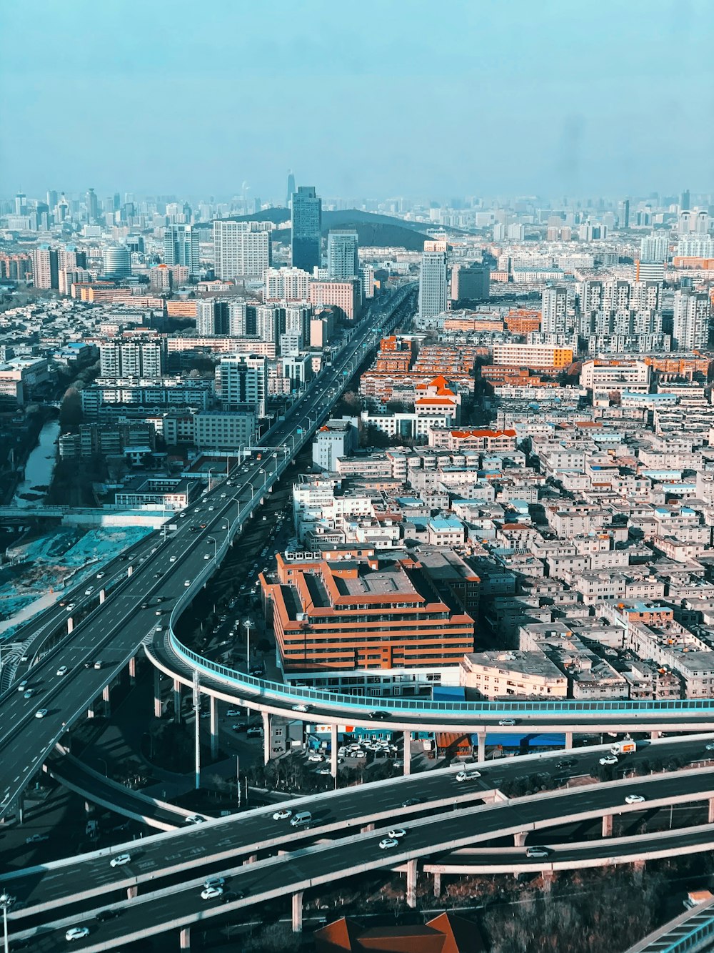 aerial view of city buildings during daytime