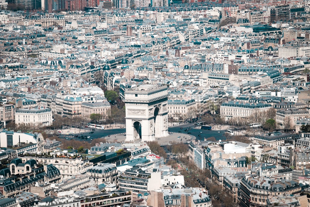 aerial view of city buildings during daytime