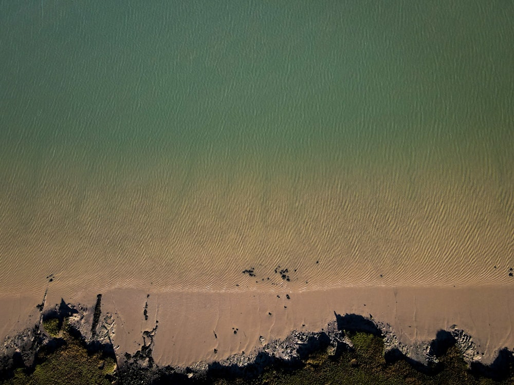 aerial view of beach during daytime