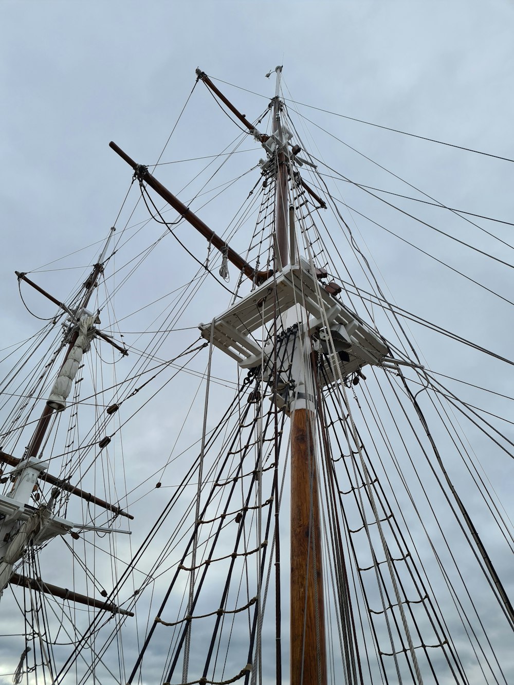 brown and black ship under blue sky during daytime