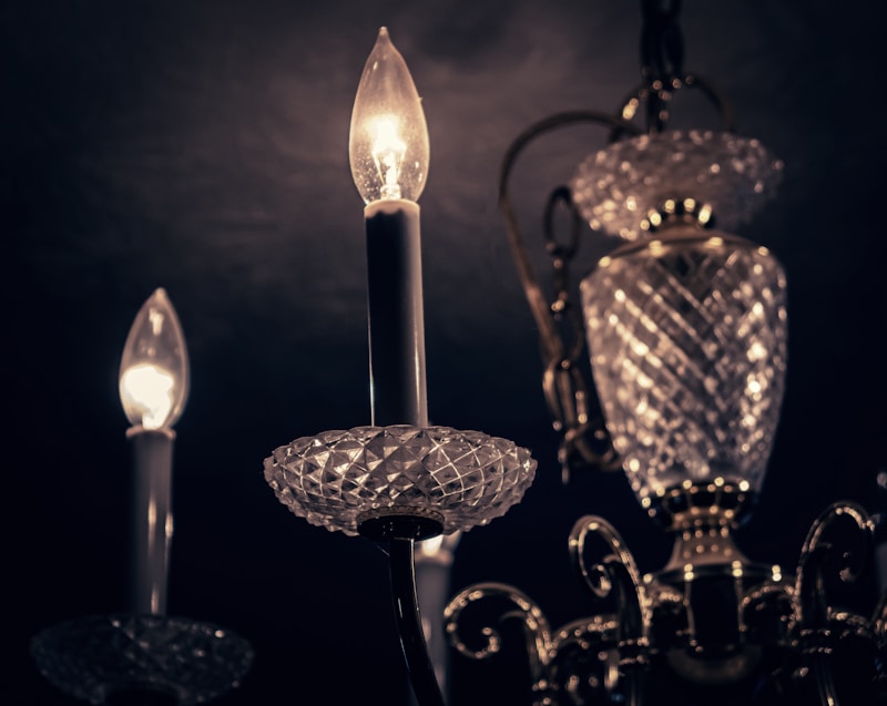 Victorian Crystal Chandelier