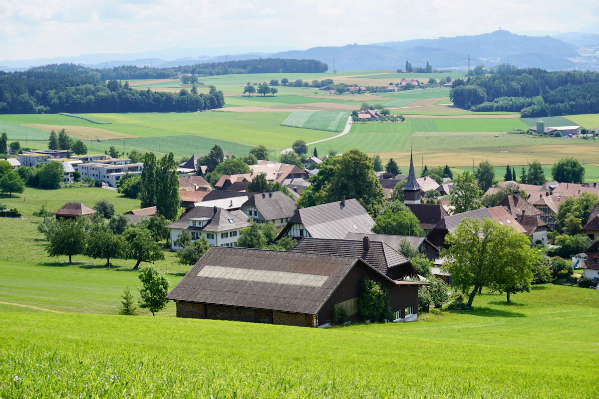 Home on acreage with mountain backdrop