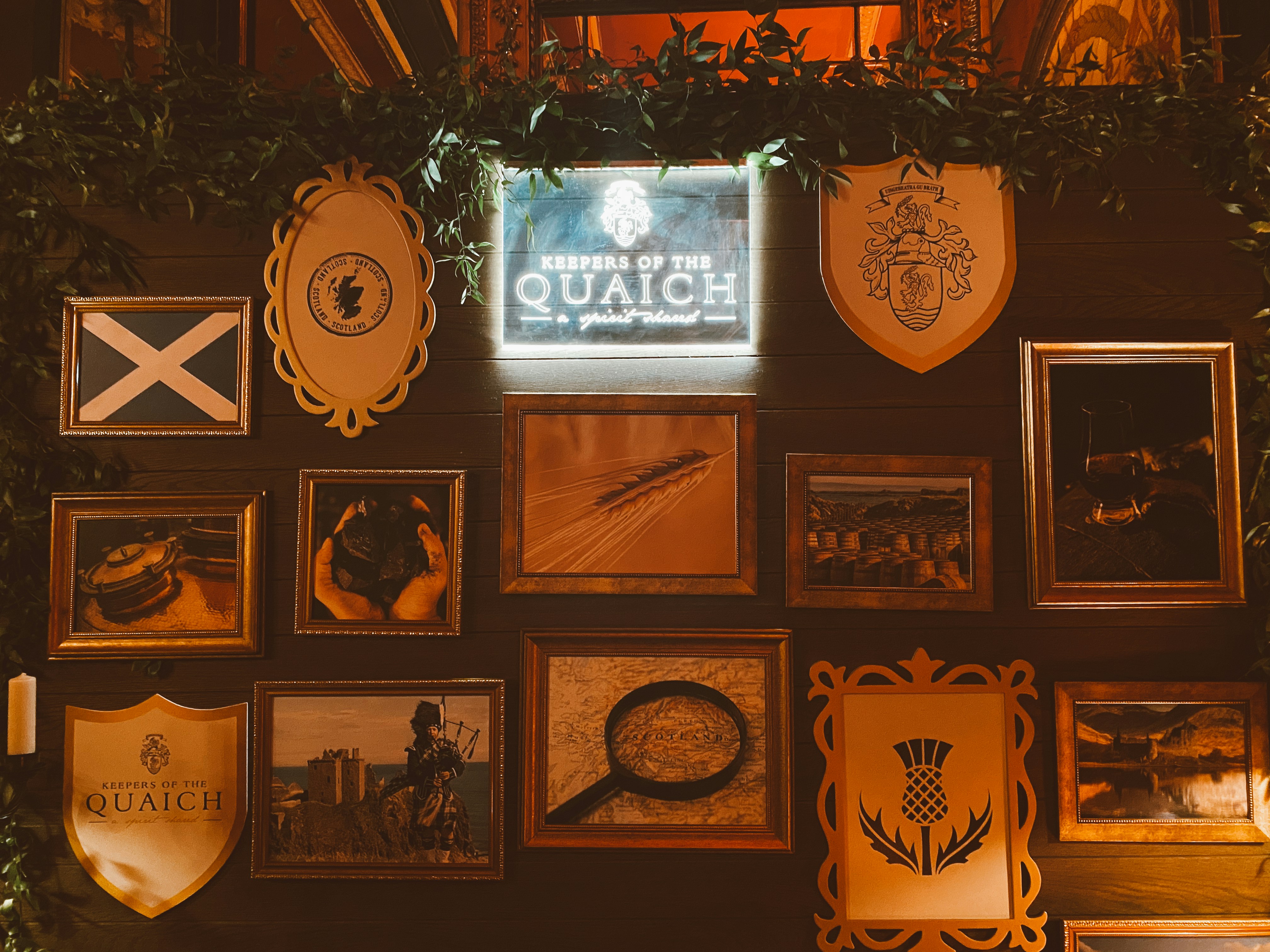 Interior of a traditional pub bar