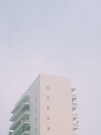 A minimalist design concept for a modern residential building.