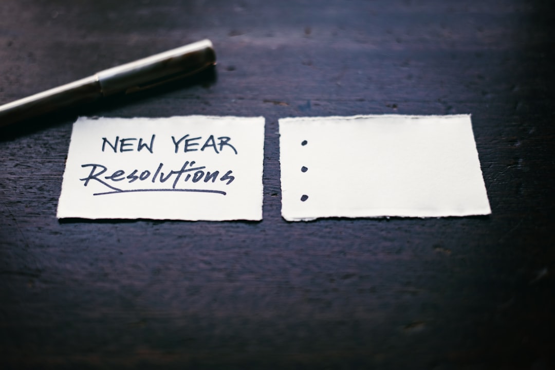 How to set resolutions that you won't have to FLEE from