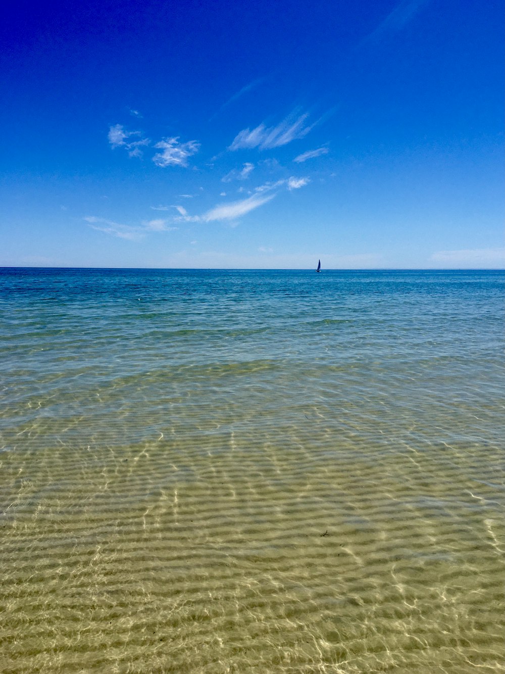 body of water under blue sky during daytime