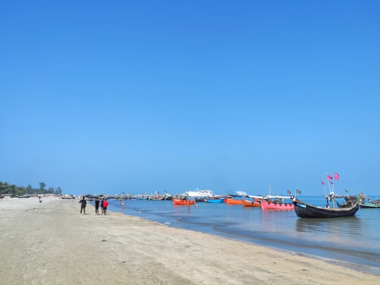 people on beach during daytime in St. Martin's Island Bangladesh