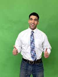 A confident professional shaking hands with a recruiter, symbolizing quick job placement success.