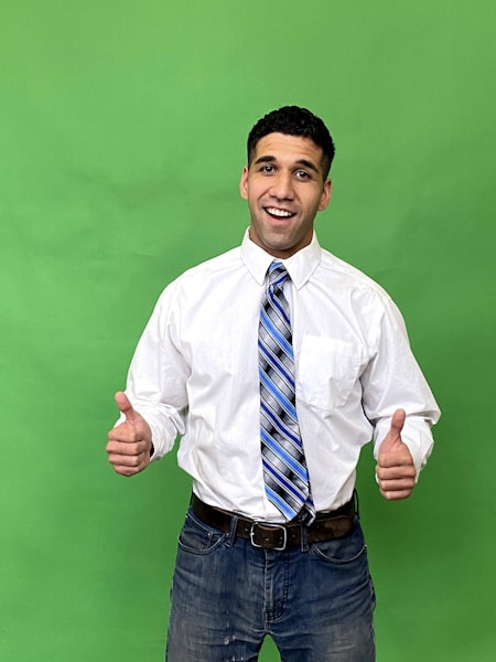 Blue/Green Screen Backdrop, Double Sided Collapsible