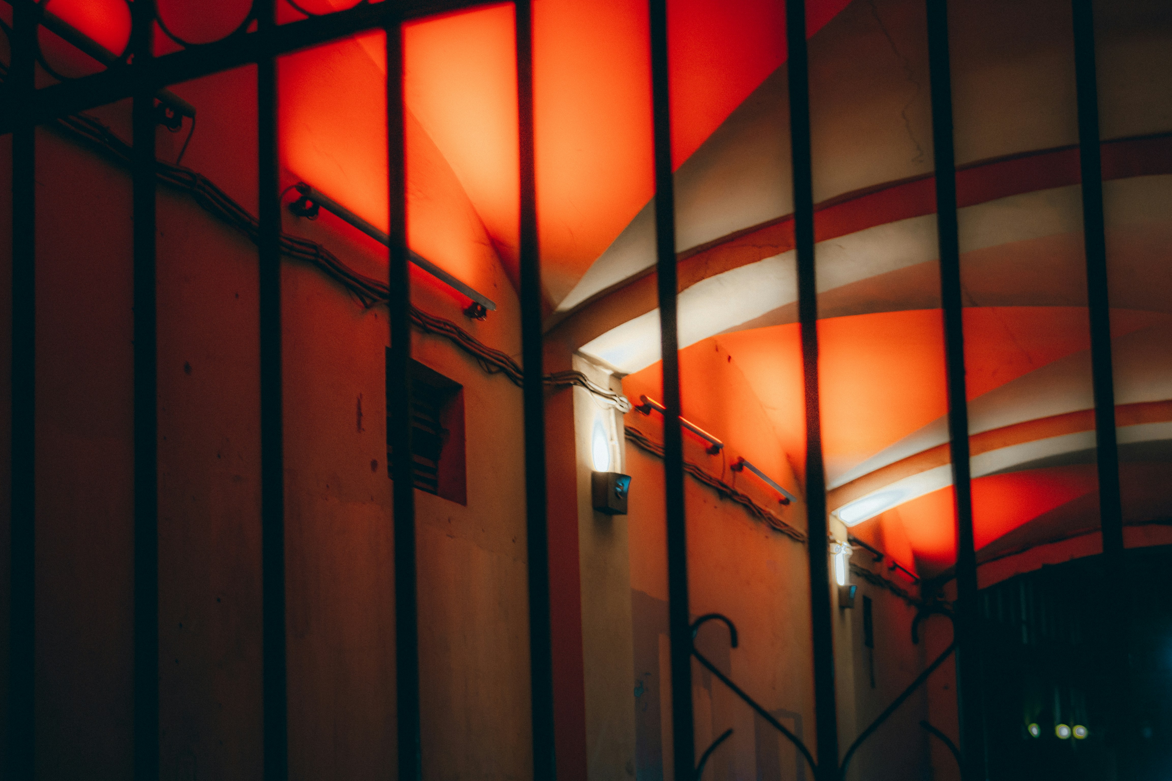 white and black metal pipe