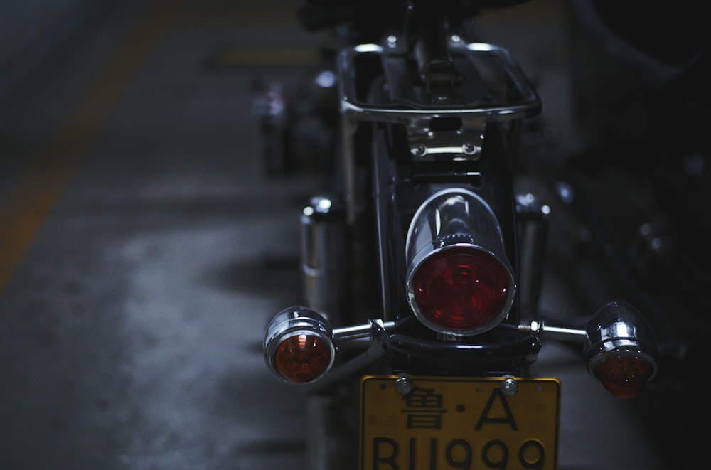 black and red motorcycle engine