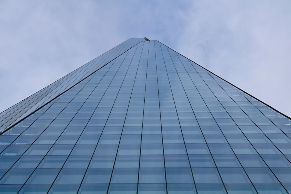 low angle photography of high rise building