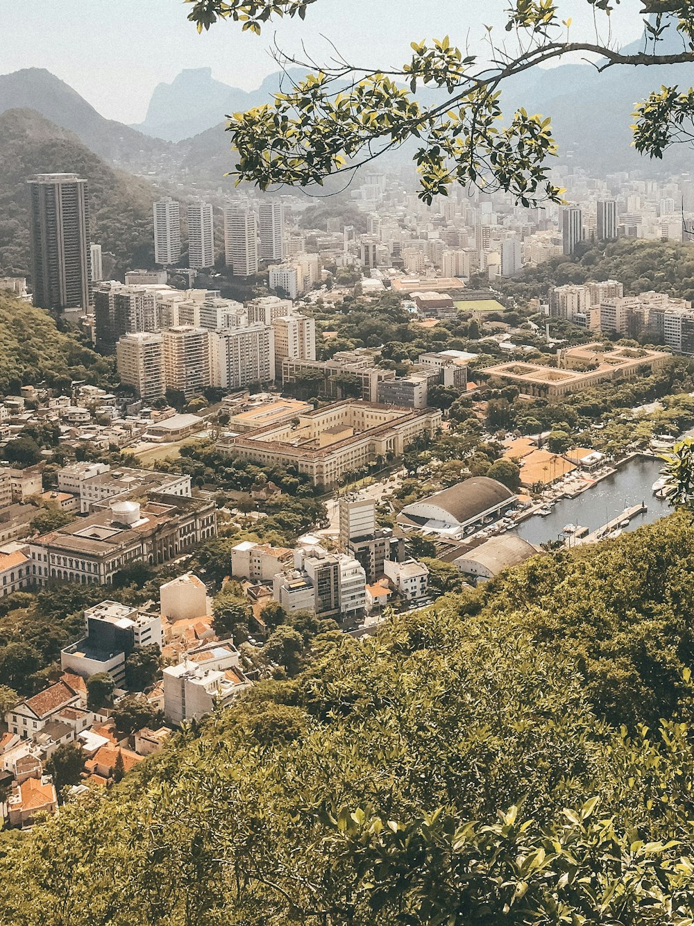 aerial view of city buildings during daytime