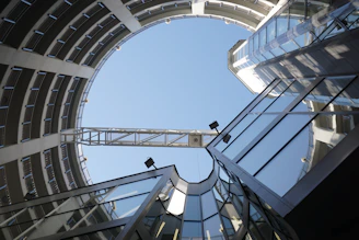 white and black concrete building