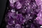 purple and black stone fragment