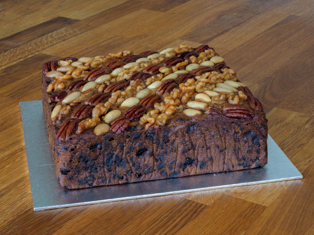 brown bread on brown wooden table