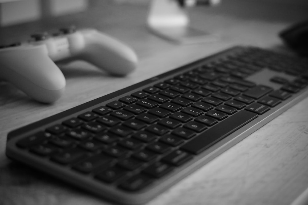 black and gray computer keyboard