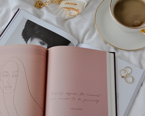 white book page on white textile