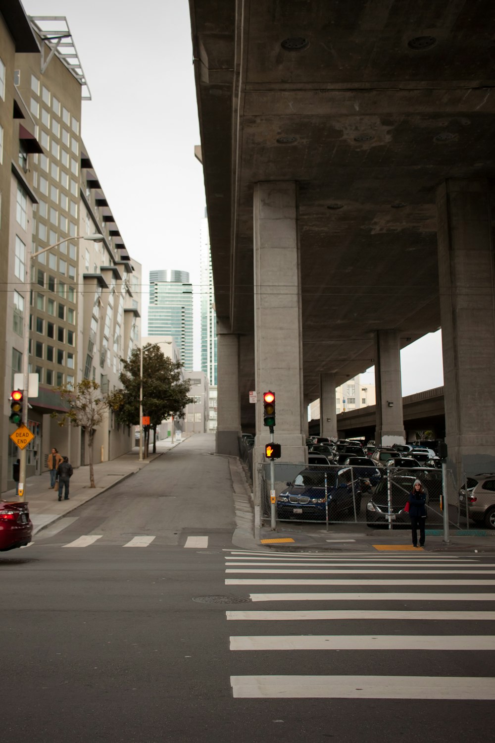 cars on road near buildings during daytime