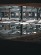 white and brown wooden building