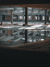 white and brown wooden building