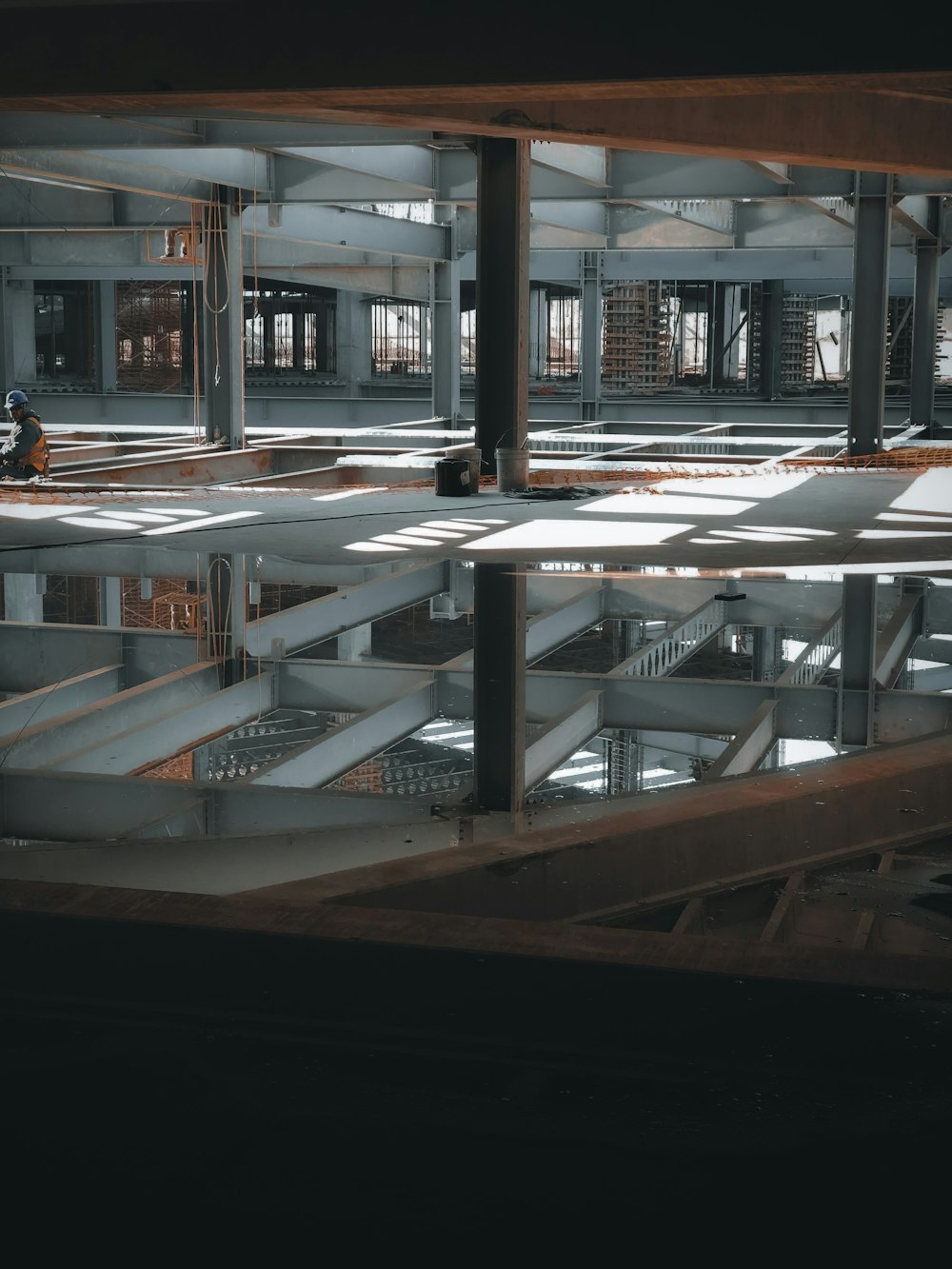 white and brown wooden building