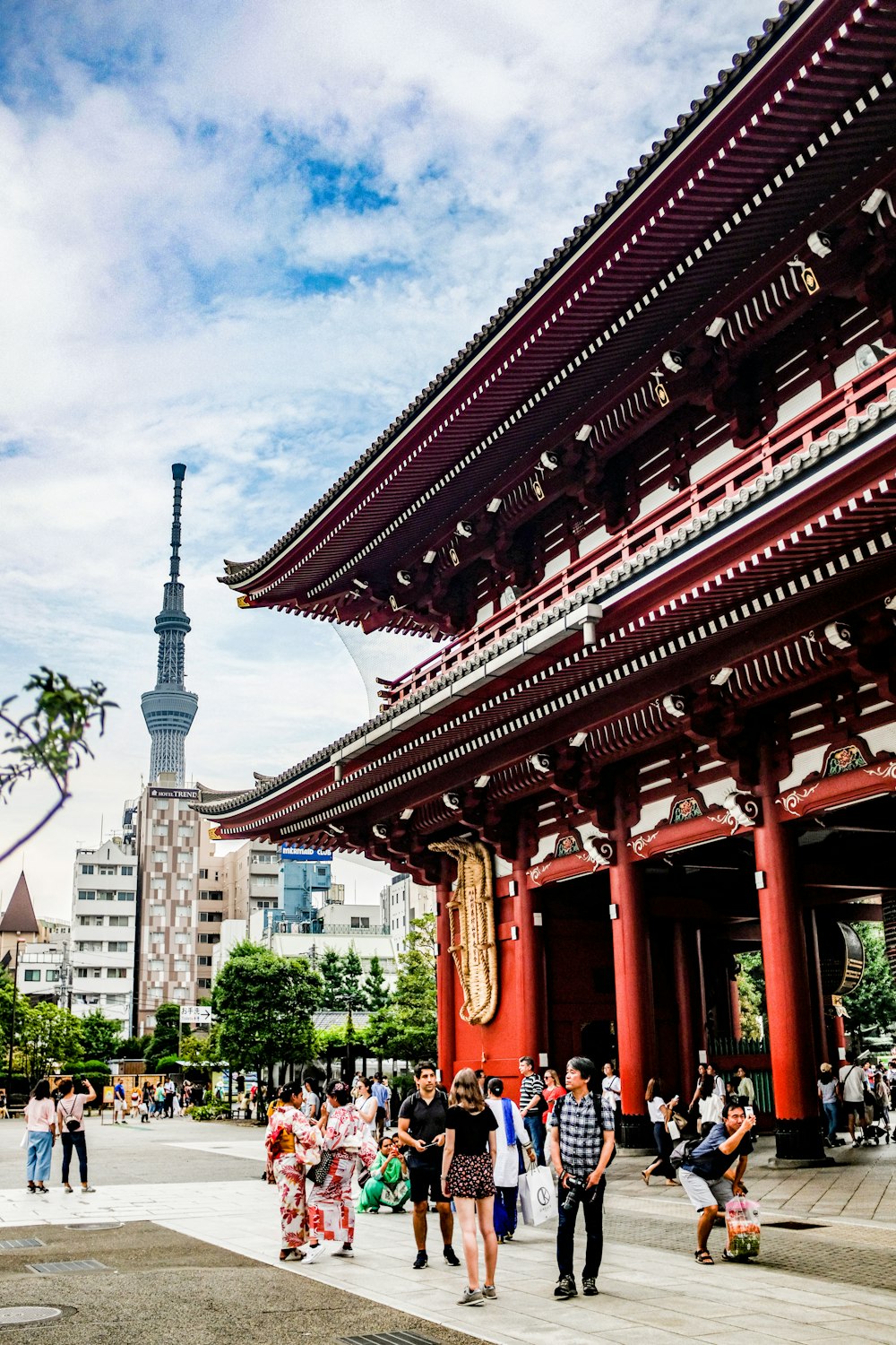 red and brown temple during daytime