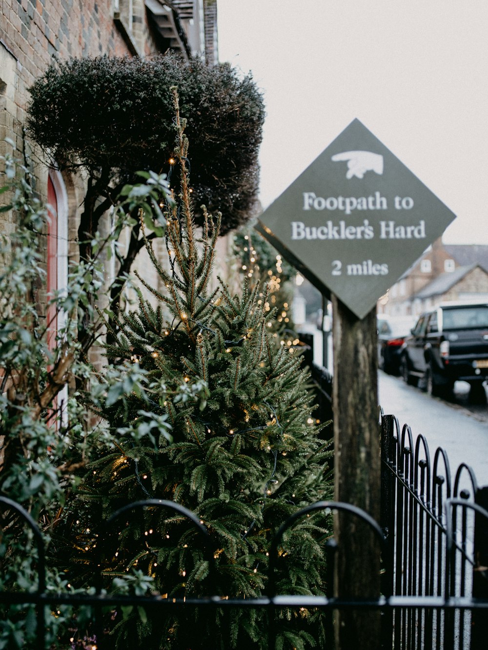 red and white road sign