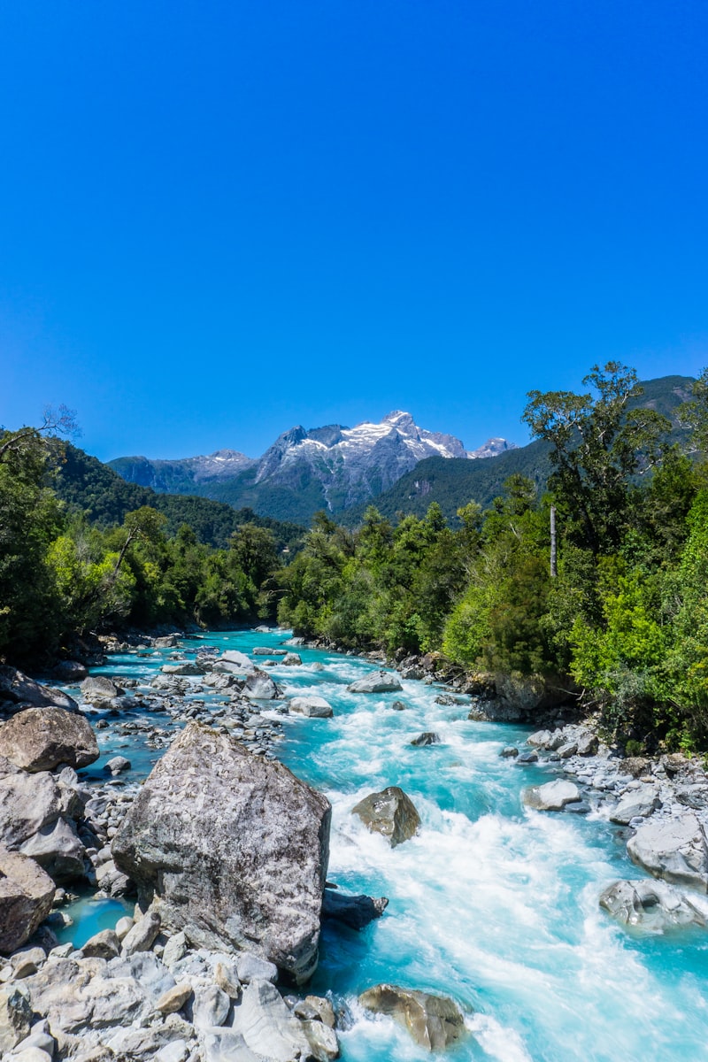 Lago de montaña, Sur de Chile