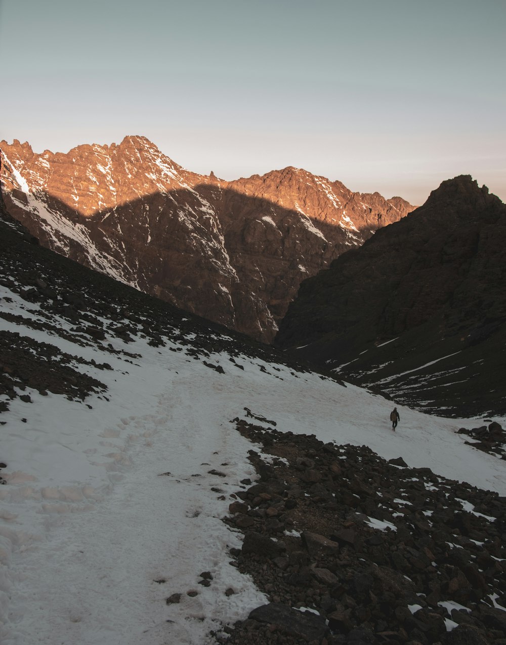 snow covered mountains during daytime