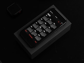 black and gray digital device