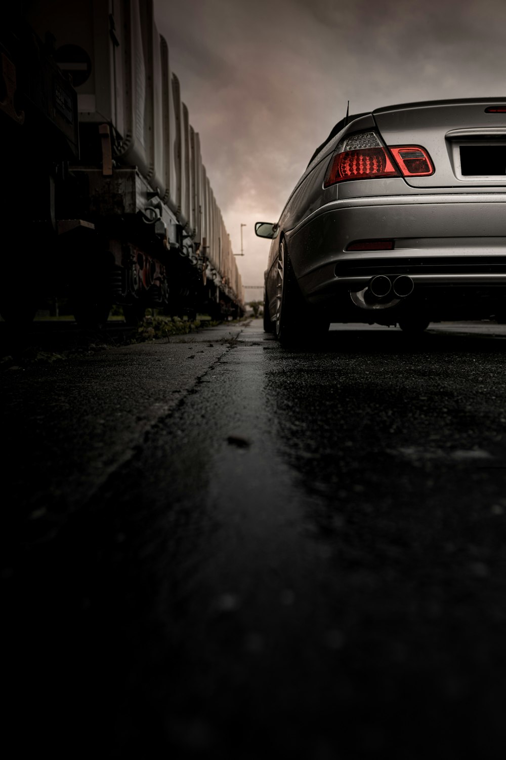 car parked on side of the road during daytime