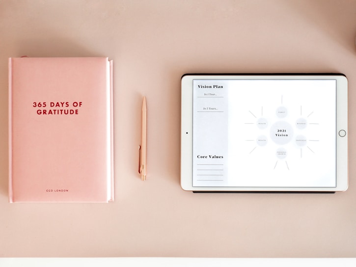 white samsung galaxy tab on white table