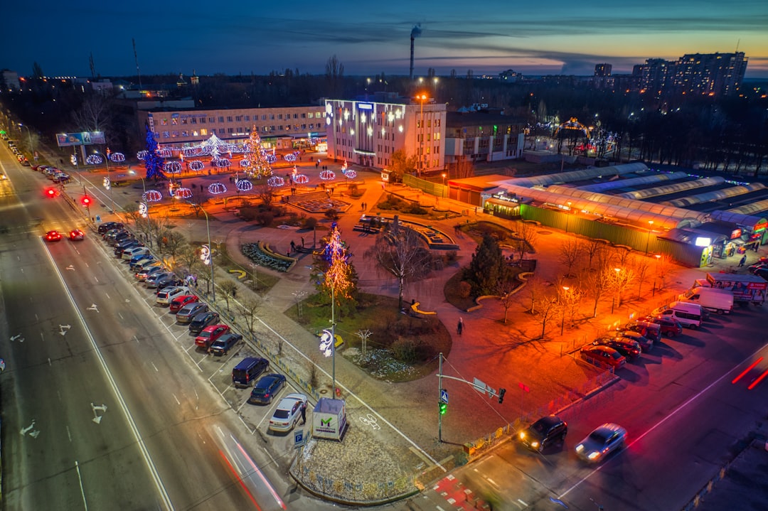 cars on road during night time