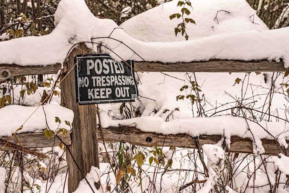 black and white wooden signage