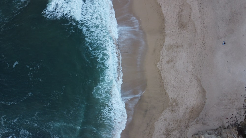 aerial view of beach during daytime