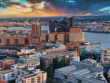 aerial view of city buildings during daytime