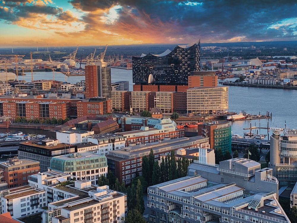 aerial view of city buildings during daytime