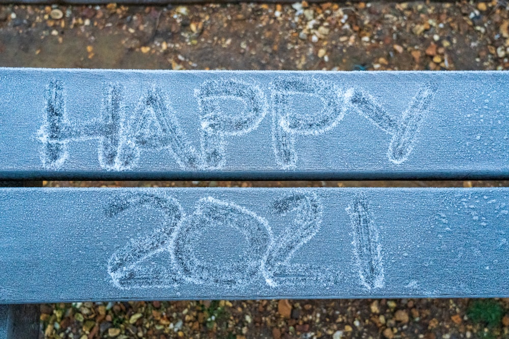 gray and white wooden bench