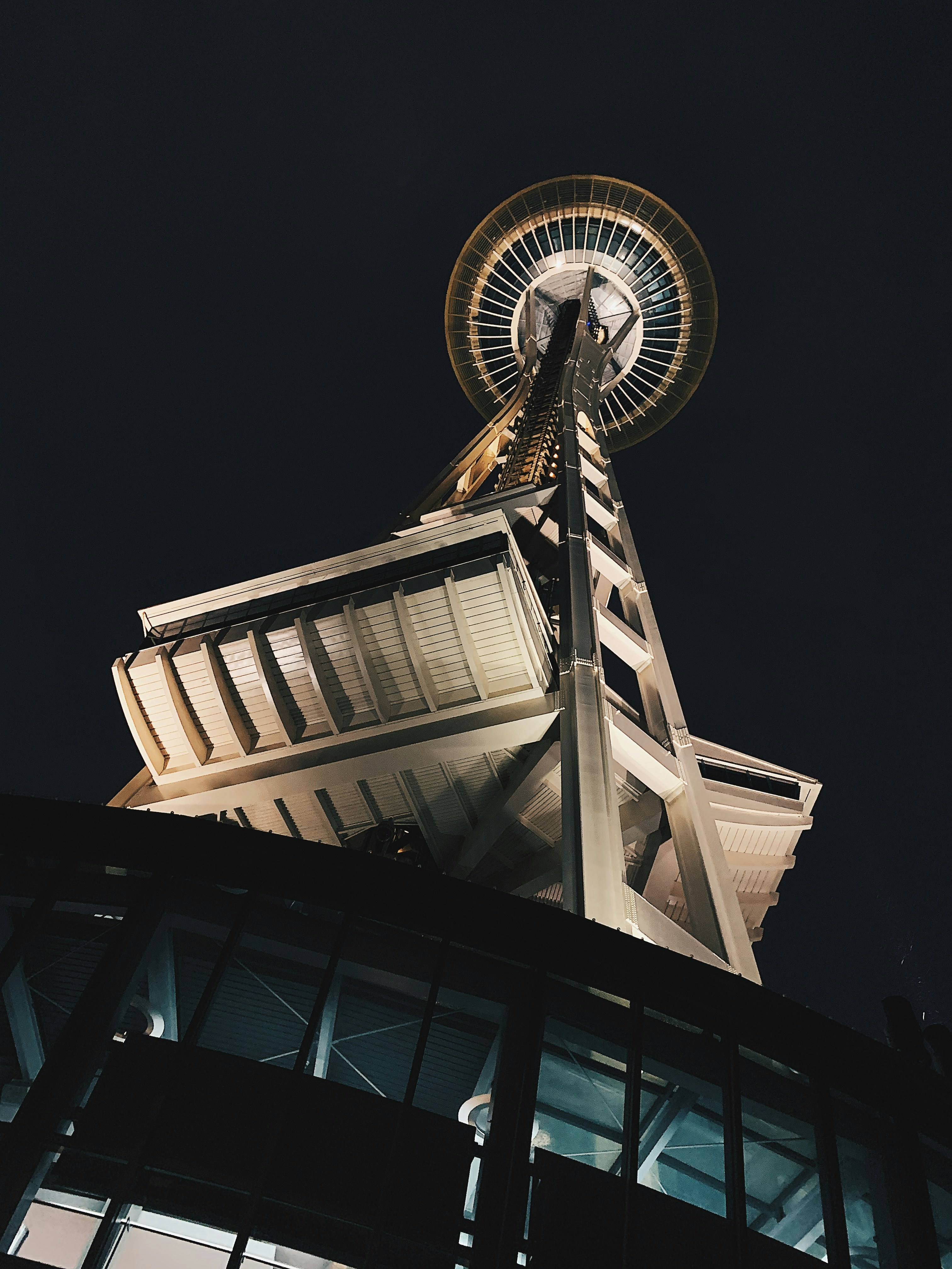 white and black concrete building
