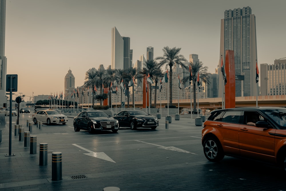 cars on road near buildings during daytime