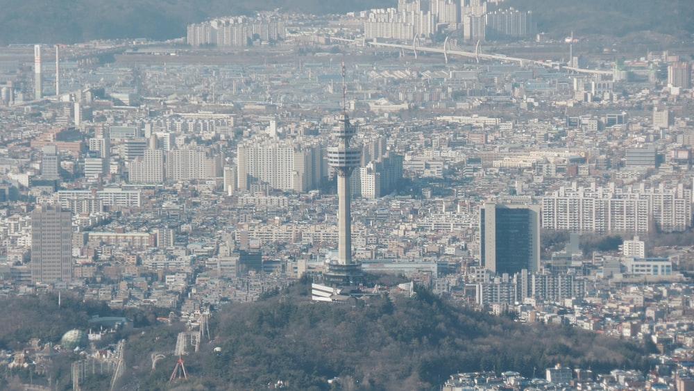 aerial view of city buildings during daytime